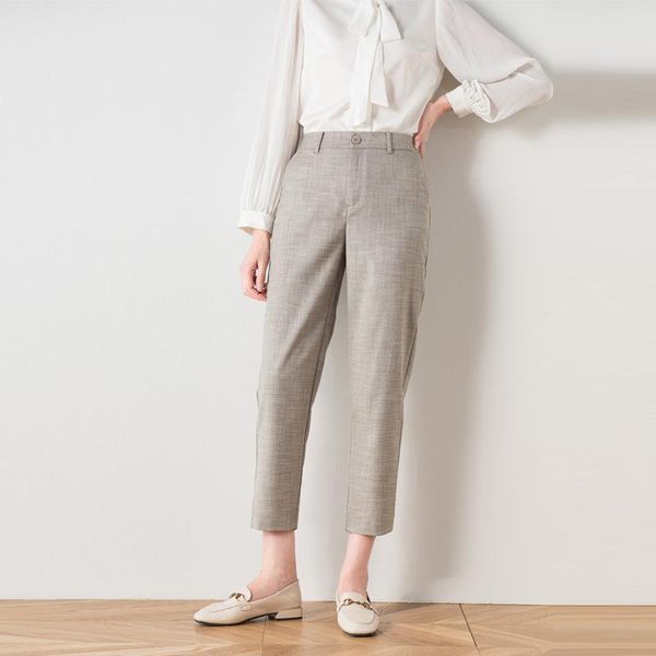 women's pants & capris imitation linen suit women 2021 spring fall high waisted elastic wais ankle length loose casual trousers female, Black;white
women's pants & capris imitation linen suit women 2021 spring fall high waisted elastic wais ankle length loose casual trousers female, Black;white