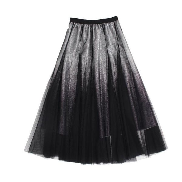 skirts autumn winter mesh bright silk stitching a- line big long tulle pleated knee length black fairy tango skirt womens
skirts autumn winter mesh bright silk stitching a- line big long tulle pleated knee length black fairy tango skirt womens