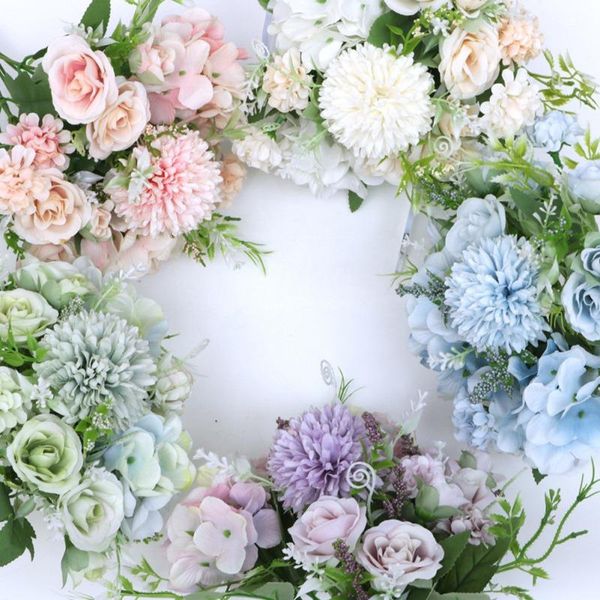 decorative flowers & wreaths hydrangea artificial bouquet silk blooming fake rose hand flower wedding decor 7 heads /1 set
decorative flowers & wreaths hydrangea artificial bouquet silk blooming fake rose hand flower wedding decor 7 heads /1 set