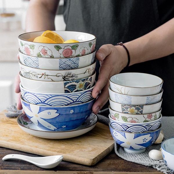 bowls 6.5 inch japanese ramen bowl ceramic noodle flower fruit dinnerware round soup 800ml
bowls 6.5 inch japanese ramen bowl ceramic noodle flower fruit dinnerware round soup 800ml