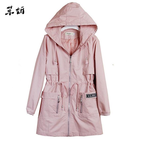 women's trench coats 2021 arrivals spring clothes autumn outerwear girls slim casual long sleeve hooded coat windbreaker xh283, Tan;black
women's trench coats 2021 arrivals spring clothes autumn outerwear girls slim casual long sleeve hooded coat windbreaker xh283, Tan;black