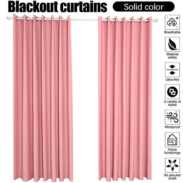 curtain & drapes blackout window curtains solid color grommet thermal insulated panel for home bedroom living room decoration
curtain & drapes blackout window curtains solid color grommet thermal insulated panel for home bedroom living room decoration