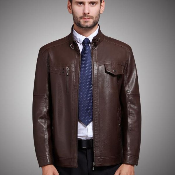 men's fur & faux 2021 autumn and winter middle-aged men genuine leather jacket fashion business casual man plus velvet warm outerwear, Black
men's fur & faux 2021 autumn and winter middle-aged men genuine leather jacket fashion business casual man plus velvet warm outerwear, Black