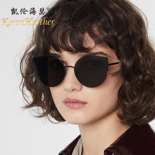 sunglasses personalized cat's eye sunglasses. european and american women's with metal frame 6308, White;black
sunglasses personalized cat's eye sunglasses. european and american women's with metal frame 6308, White;black
