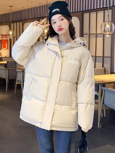 women's down & parkas casual cotton clothes women winter couple loose thick bread ins tide cotton-padded jacket, Black
women's down & parkas casual cotton clothes women winter couple loose thick bread ins tide cotton-padded jacket, Black