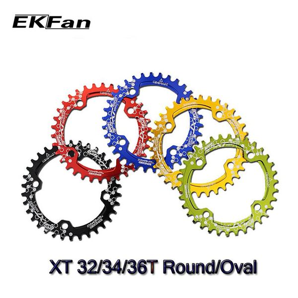 bike heels & chainwheels xt ekfan 104bcd bicycle 32t/34t/36t narrow wide round oval cycle chainwheel 7075-t6 mtb circle crankset plate 
bike heels & chainwheels xt ekfan 104bcd bicycle 32t/34t/36t narrow wide round oval cycle chainwheel 7075-t6 mtb circle crankset plate