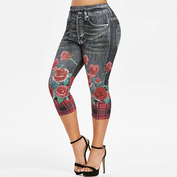 women's jeans 3d rose print high waist leggings women pant plus size long pencil pants skinny trousers denim legging legins, Blue
women's jeans 3d rose print high waist leggings women pant plus size long pencil pants skinny trousers denim legging legins, Blue