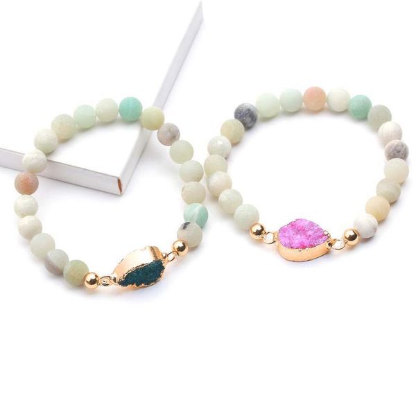 natural stone crystal druzy charm bracelets for women elastic handmade beaded strand bracelet bangle couple jewelry gift beaded, strands, Black
natural stone crystal druzy charm bracelets for women elastic handmade beaded strand bracelet bangle couple jewelry gift beaded, strands, Black