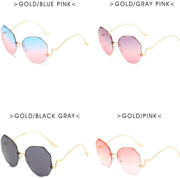 fashion ladies luxury brand design retro polygon leisure sport frameles sunglasse summer candy color outdoor polarized gradient sunscreen su, White;black
fashion ladies luxury brand design retro polygon leisure sport frameles sunglasse summer candy color outdoor polarized gradient sunscreen su, White;black