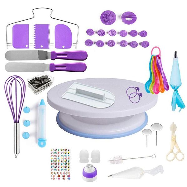 137pcs cake scraper turntable decorating mouth pastry bags baking tools tableware kitchen &
137pcs cake scraper turntable decorating mouth pastry bags baking tools tableware kitchen &