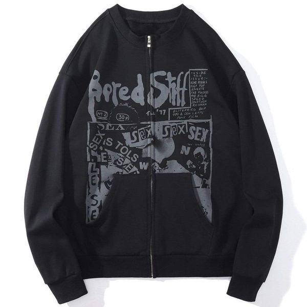 men's hoodies & sweatshirts men ripple pictorial print jacket autumn winter hooded male camo hoody hip hop streetwear brand top, Black
men's hoodies & sweatshirts men ripple pictorial print jacket autumn winter hooded male camo hoody hip hop streetwear brand top, Black