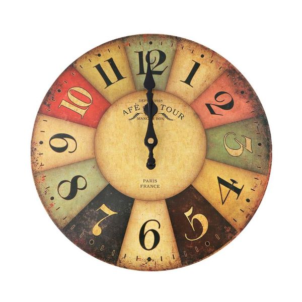 vintage rustic country tuscan style wooden decorative round wall clock (color figures) clocks
vintage rustic country tuscan style wooden decorative round wall clock (color figures) clocks