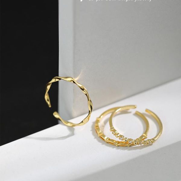 cluster rings ghidbk 925 sterling silver thin tiny cubic zirconia dainty geometric twisted cz ring delicate adjustable statement, Golden;silver
cluster rings ghidbk 925 sterling silver thin tiny cubic zirconia dainty geometric twisted cz ring delicate adjustable statement, Golden;silver