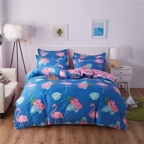 bedding sets bird - blue cotton printed pillowcase quilt cover bed sheet size king four-piece set
bedding sets bird - blue cotton printed pillowcase quilt cover bed sheet size king four-piece set