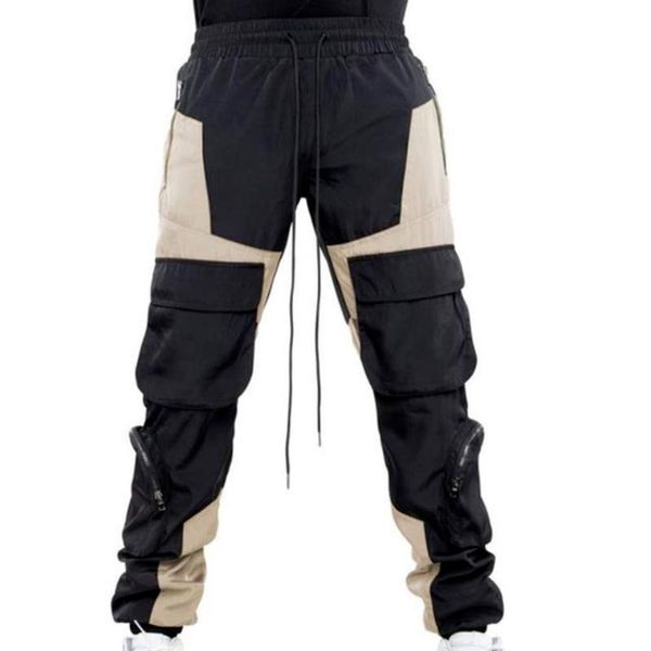 men's pants men's multi-pocket overalls tether large size splicing beam port sports casual trousers all-match street s hipster, Black
men's pants men's multi-pocket overalls tether large size splicing beam port sports casual trousers all-match street s hipster, Black