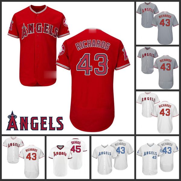 los angeles angels men 45 tyler skaggs 43 garrett richards women youthjersey, Black;red
los angeles angels men 45 tyler skaggs 43 garrett richards women youthjersey, Black;red