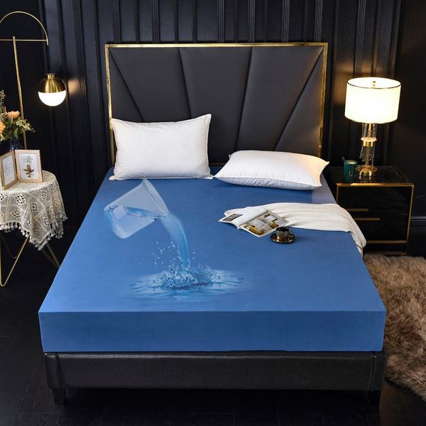 sheets & sets 1pc waterproof solid solor bed sheet fitted elastic band antifouling portable mattress cover
sheets & sets 1pc waterproof solid solor bed sheet fitted elastic band antifouling portable mattress cover