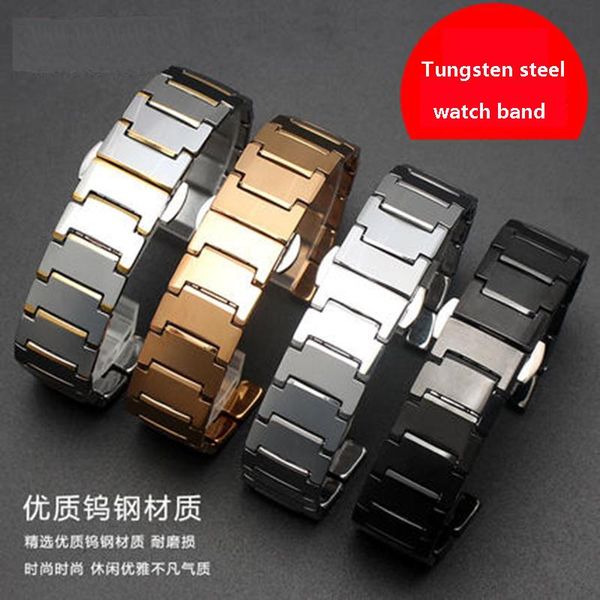 watch bands tungsten steel strap for ra do 6020 series bracelet notch end butterfly buckle 22mm 14mm couples, Black;brown
watch bands tungsten steel strap for ra do 6020 series bracelet notch end butterfly buckle 22mm 14mm couples, Black;brown