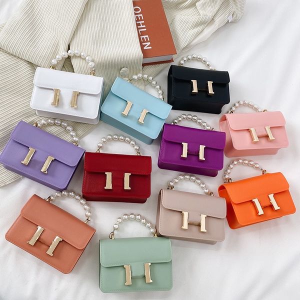 children girls designer handbags 2021 fashion kids letter pearl chain jelly single shoulder bag for woman kids pu messenger bags cute lady m, Black
children girls designer handbags 2021 fashion kids letter pearl chain jelly single shoulder bag for woman kids pu messenger bags cute lady m, Black