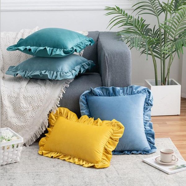 cushion/decorative pillow ruffle velvet cushion cover pink grey yellow green beige black red blue bedroom sofa decoration pillowcase45x45cm
cushion/decorative pillow ruffle velvet cushion cover pink grey yellow green beige black red blue bedroom sofa decoration pillowcase45x45cm