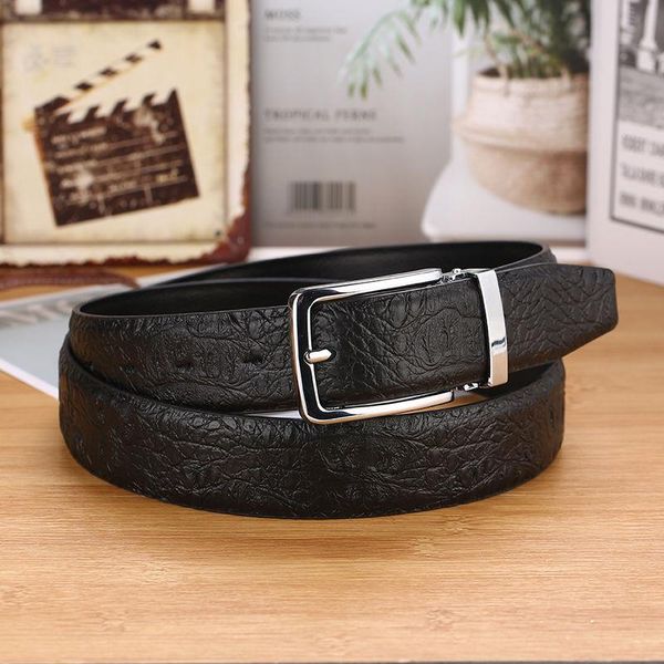 belts men's leather pin buckle belt fashion casual trendy all-match classic korean trouser, Black;brown 
belts men's leather pin buckle belt fashion casual trendy all-match classic korean trouser, Black;brown