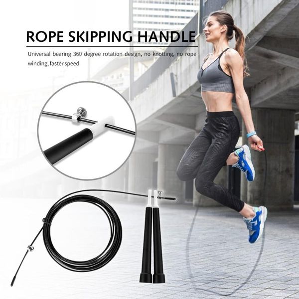 3m jump skipping rope with pvc handle adjustable steel for boxing sport exercise easily carrying sporting elements ropes
3m jump skipping rope with pvc handle adjustable steel for boxing sport exercise easily carrying sporting elements ropes