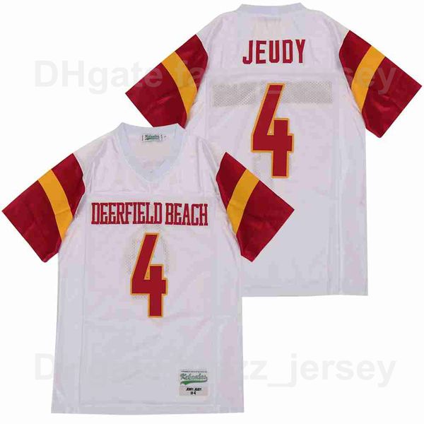 men deerfield beach high school 4 jerry jeudy jersey moive football embroidery and sewing team color white breathable pure cotton pullover s, Black
men deerfield beach high school 4 jerry jeudy jersey moive football embroidery and sewing team color white breathable pure cotton pullover s, Black