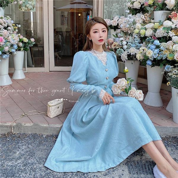 casual dresses solid elegant dress women winter patchwork lace party midi female french style sweet kawaii korean 2021, Black;gray
casual dresses solid elegant dress women winter patchwork lace party midi female french style sweet kawaii korean 2021, Black;gray