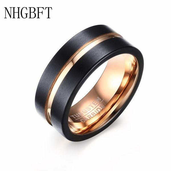 cluster rings nhgbft 8mm wide black and rose gold tungsten steel ring wedding band carbide male jewelry, Golden;silver
cluster rings nhgbft 8mm wide black and rose gold tungsten steel ring wedding band carbide male jewelry, Golden;silver
