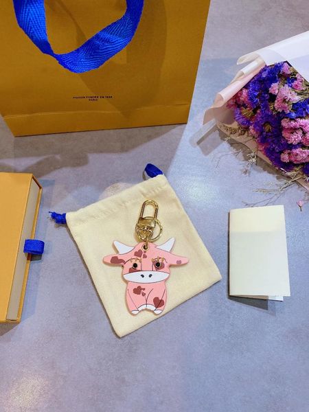 keychains luxury brands leather pink cow keychain more style bag charm pendant keyring car key accessories fine fashion gift, Silver
keychains luxury brands leather pink cow keychain more style bag charm pendant keyring car key accessories fine fashion gift, Silver