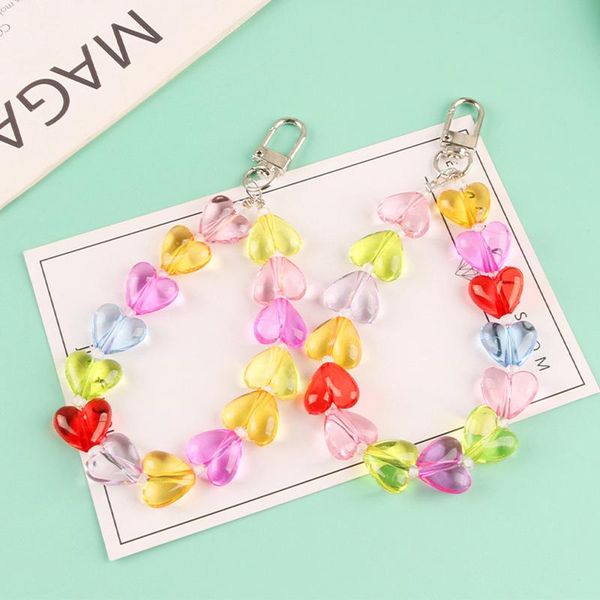 keychains fashion heart acrylic keychain pendant cute color bracelet keyring accessories couple bag key holder decoration, Silver
keychains fashion heart acrylic keychain pendant cute color bracelet keyring accessories couple bag key holder decoration, Silver