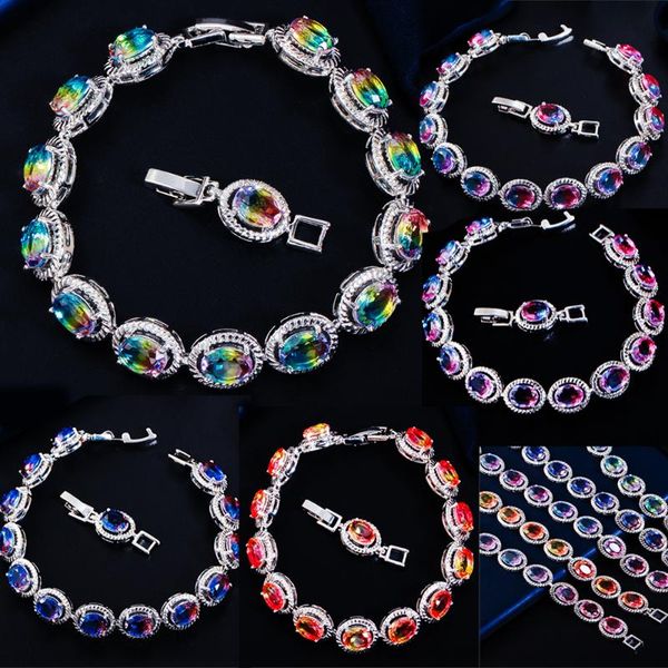 women party gift pink white stone crystal wedding prom bridal bracelets ab002 link, chain, Black
women party gift pink white stone crystal wedding prom bridal bracelets ab002 link, chain, Black