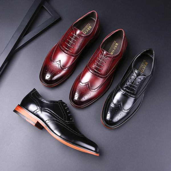 dress shoes x0022 men formal leather business casual office luxury male breathable oxfords, Black
dress shoes x0022 men formal leather business casual office luxury male breathable oxfords, Black