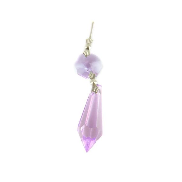 lilac purple 38mm pointed bead 10pcs/lot gold clasp lighting accessories pendants crystal prisms chandelier parts 
lilac purple 38mm pointed bead 10pcs/lot gold clasp lighting accessories pendants crystal prisms chandelier parts
