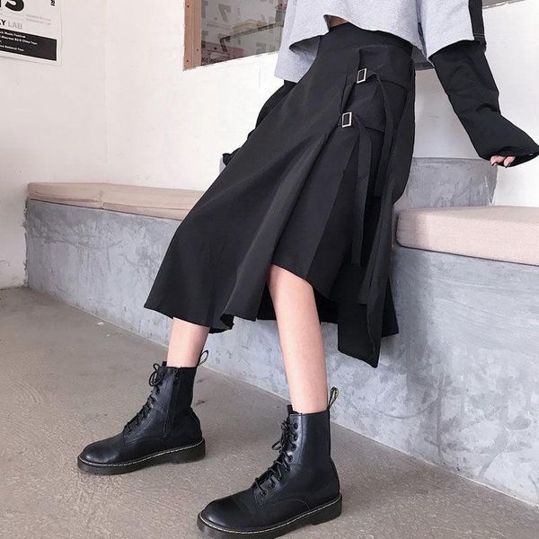 skirts 2021 spring and autumn korean fashion high waist irregular solid color mid length skirt women's a-line umbrella, Black
skirts 2021 spring and autumn korean fashion high waist irregular solid color mid length skirt women's a-line umbrella, Black