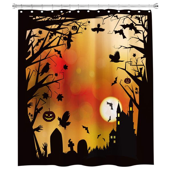 halloween pumpkin shower curtain scary tree ghost moon shadowinch bat dark night haunted artwork 12 pack hooks polyester
halloween pumpkin shower curtain scary tree ghost moon shadowinch bat dark night haunted artwork 12 pack hooks polyester
