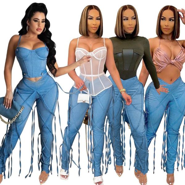 long rope bandage women jeans high waist elastic full length denim pants skinny streetwear summer clothes outfits 2021 women's, Blue
long rope bandage women jeans high waist elastic full length denim pants skinny streetwear summer clothes outfits 2021 women's, Blue