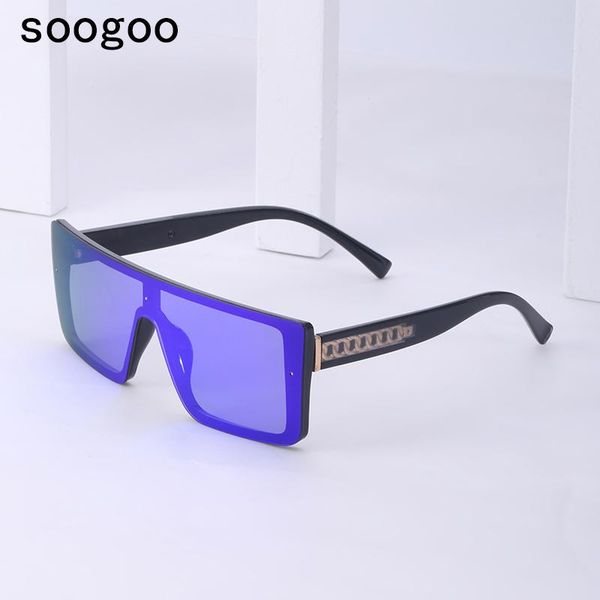 sunglasses 2021 trendy retro chain fashion big frame full screen sun glasses designer eyewear uv400, White;black
sunglasses 2021 trendy retro chain fashion big frame full screen sun glasses designer eyewear uv400, White;black