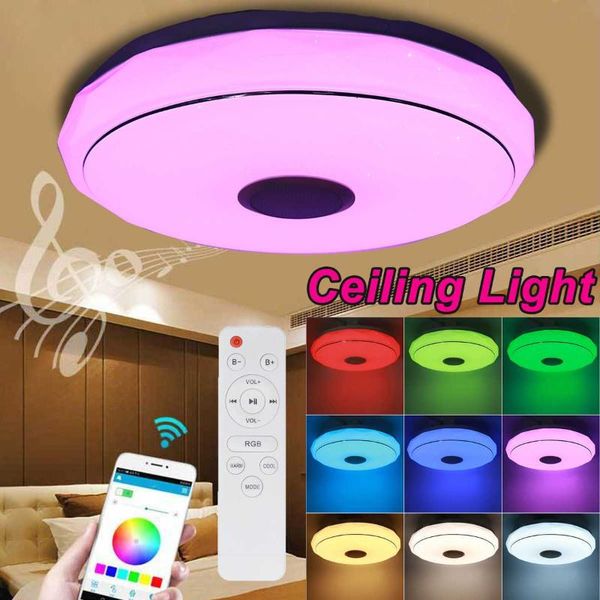 ceiling lights rgb dimmable music lamp remote&app control ac100-265v with bluetooth speaker for home lighting fixture
ceiling lights rgb dimmable music lamp remote&app control ac100-265v with bluetooth speaker for home lighting fixture