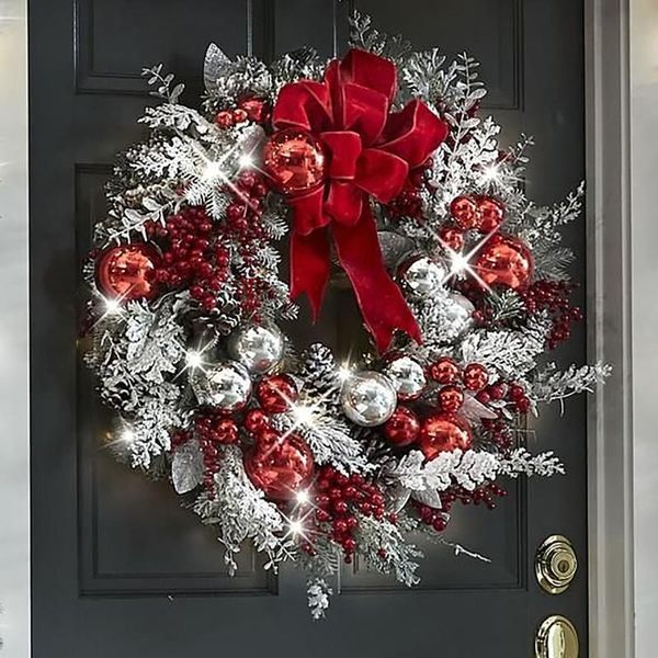 decorative flowers & wreaths merry christmas decorations for home colorful balls garland ornaments year artificial berry leaves door decor h
decorative flowers & wreaths merry christmas decorations for home colorful balls garland ornaments year artificial berry leaves door decor h
