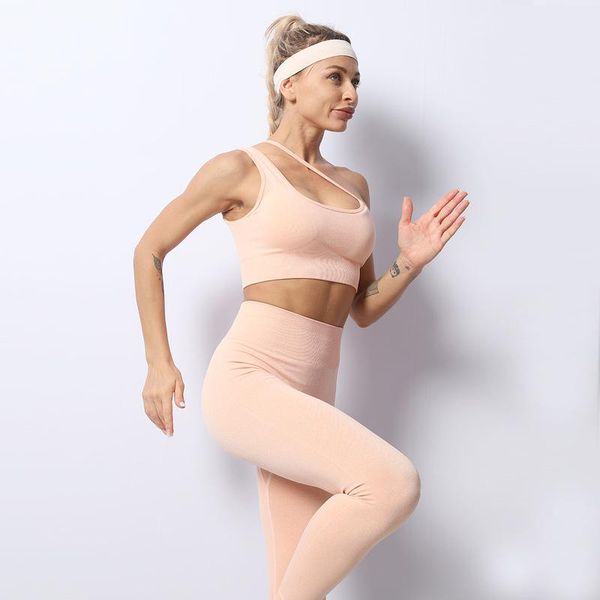 yoga outfit women 2 piece seamless set one shouder fitness solid gym clothing workout sport suit bra high waist leggings
yoga outfit women 2 piece seamless set one shouder fitness solid gym clothing workout sport suit bra high waist leggings