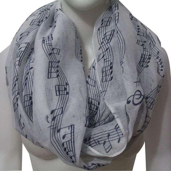 women chiffon music note printed ring scarves fashion ladies soft spring autumn casual scarf, Blue;gray
women chiffon music note printed ring scarves fashion ladies soft spring autumn casual scarf, Blue;gray