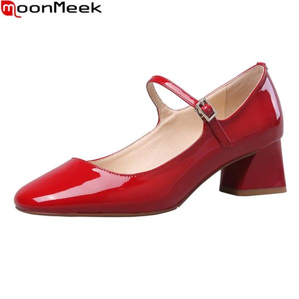 dress shoes moonmeek 2021 arrival summer party wedding women pumps thick heels square toe mary jane single, Black
dress shoes moonmeek 2021 arrival summer party wedding women pumps thick heels square toe mary jane single, Black