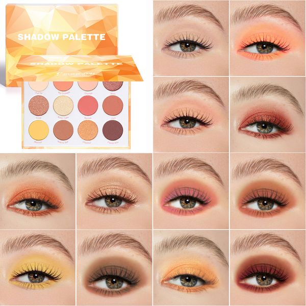 12 colors shimmer eyeshadow matte glitter eye shadow palette natural waterproof long lasting pigmented
12 colors shimmer eyeshadow matte glitter eye shadow palette natural waterproof long lasting pigmented