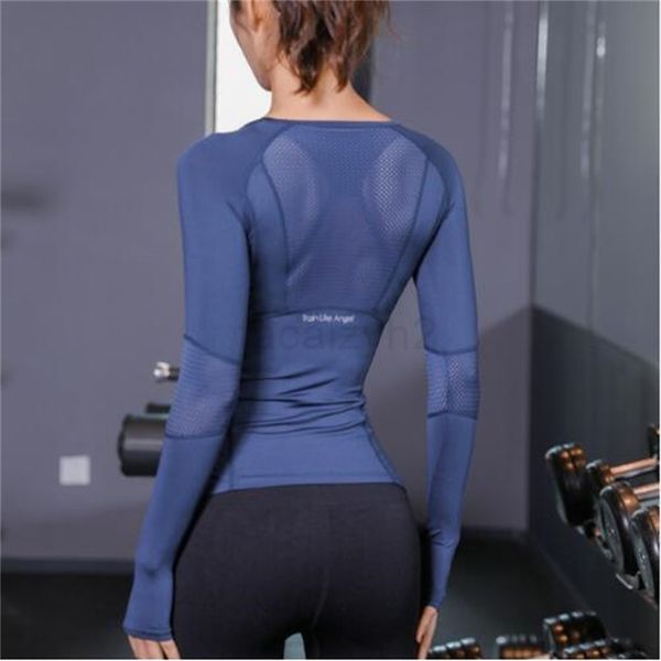 summer new designer tshirts women fitness t shirt woman long sleeve yoga mesh womens gym sport clothing, White
summer new designer tshirts women fitness t shirt woman long sleeve yoga mesh womens gym sport clothing, White