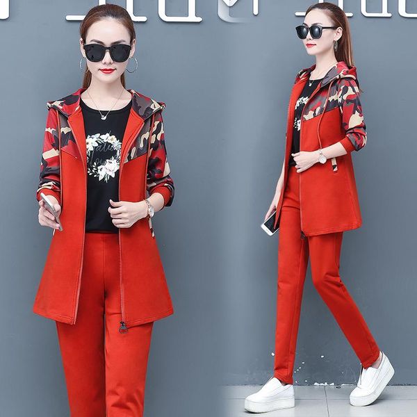 women's tracksuits hoodies sweatshirt pants women leisure suit spring and autumn long hooded camouflage jacket fashion three pcs clothi, Gray
women's tracksuits hoodies sweatshirt pants women leisure suit spring and autumn long hooded camouflage jacket fashion three pcs clothi, Gray