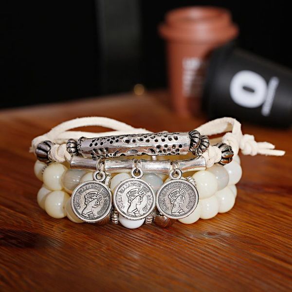summer bohemian stone bead woven bracelet female charm retro coin ethnic pendant jewelry beaded, strands, Black
summer bohemian stone bead woven bracelet female charm retro coin ethnic pendant jewelry beaded, strands, Black