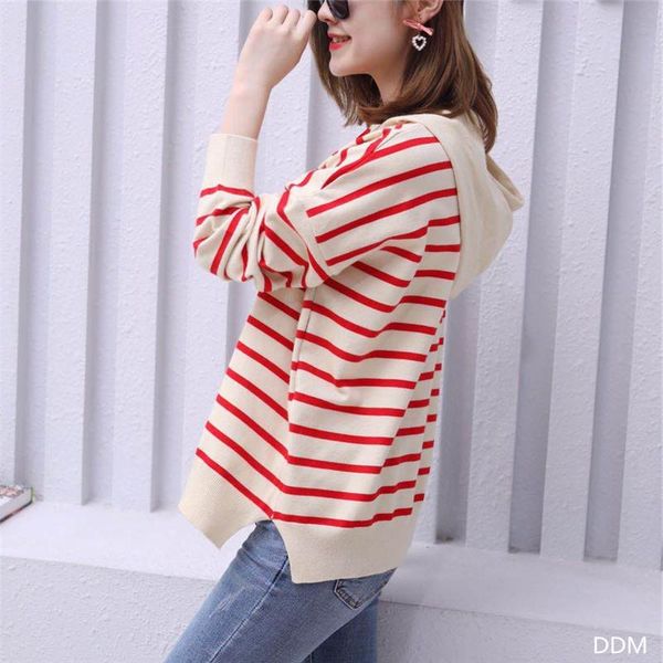 women's hoodies & sweatshirts korean version of the striped split knit pullover hoody women hooded loose thin shirt, Black
women's hoodies & sweatshirts korean version of the striped split knit pullover hoody women hooded loose thin shirt, Black