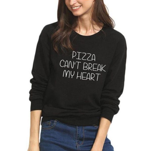 women's hoodies & sweatshirts casual women autumn sudaderas mujer fashion print pizza can't break letters sweatshirt, Black
women's hoodies & sweatshirts casual women autumn sudaderas mujer fashion print pizza can't break letters sweatshirt, Black