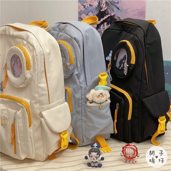 contrasting color backpack female japanese cute girl heart ins wind junior high school student schoolbag
contrasting color backpack female japanese cute girl heart ins wind junior high school student schoolbag